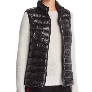 Aqua Down Packable Puffer Vest in Black